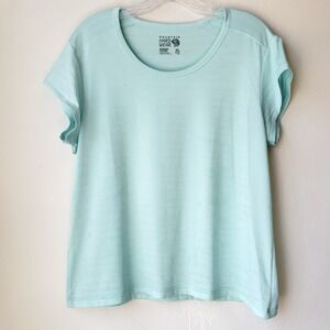 Mountain Hardwear Performance Tee XL Green Workouts Yoga Pilates